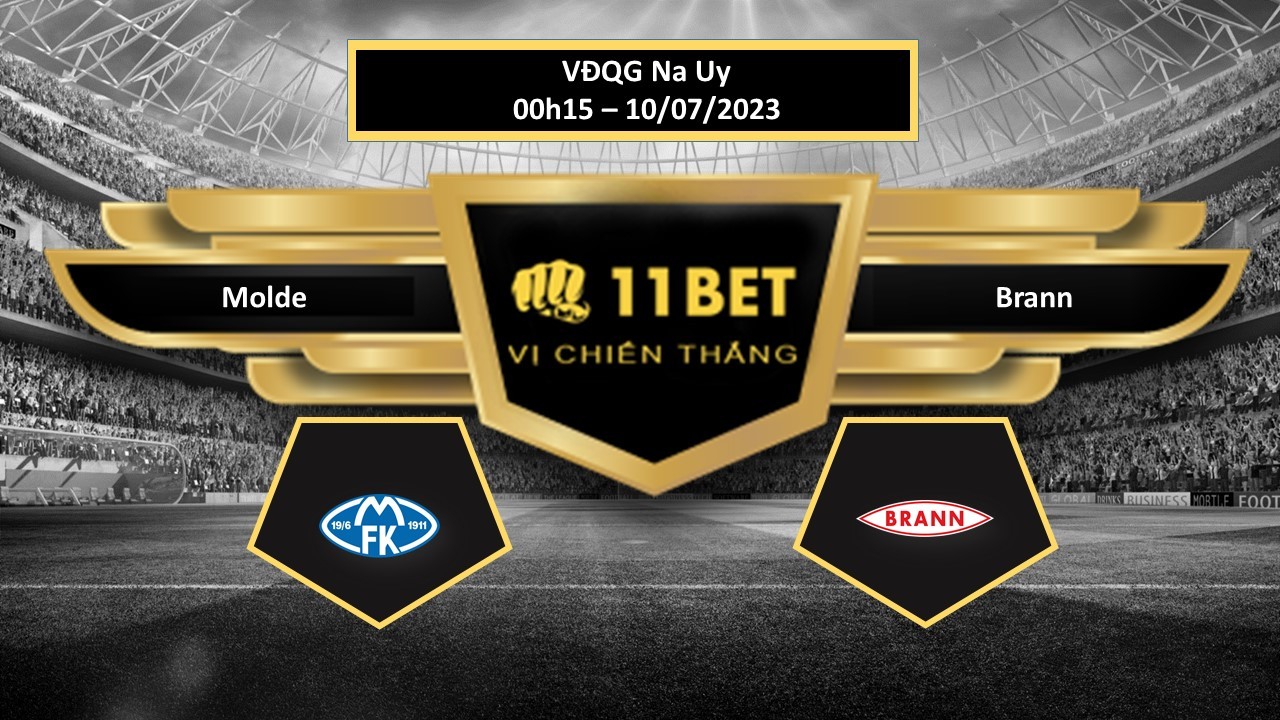 11BET Tip bóng đá Molde vs Brann, hôm nay 10/07/2023