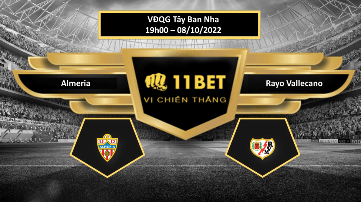 11BET Tip bóng đá  Almeria vs Rayo Vallecano, hôm nay 08/10/2022
